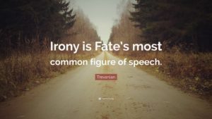 Quote on what is irony