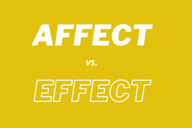 Affect vs Effect: como e quando usar