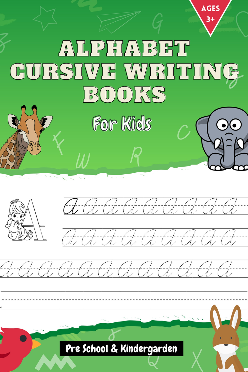 Alphabet Cursive Writing Books For Kids