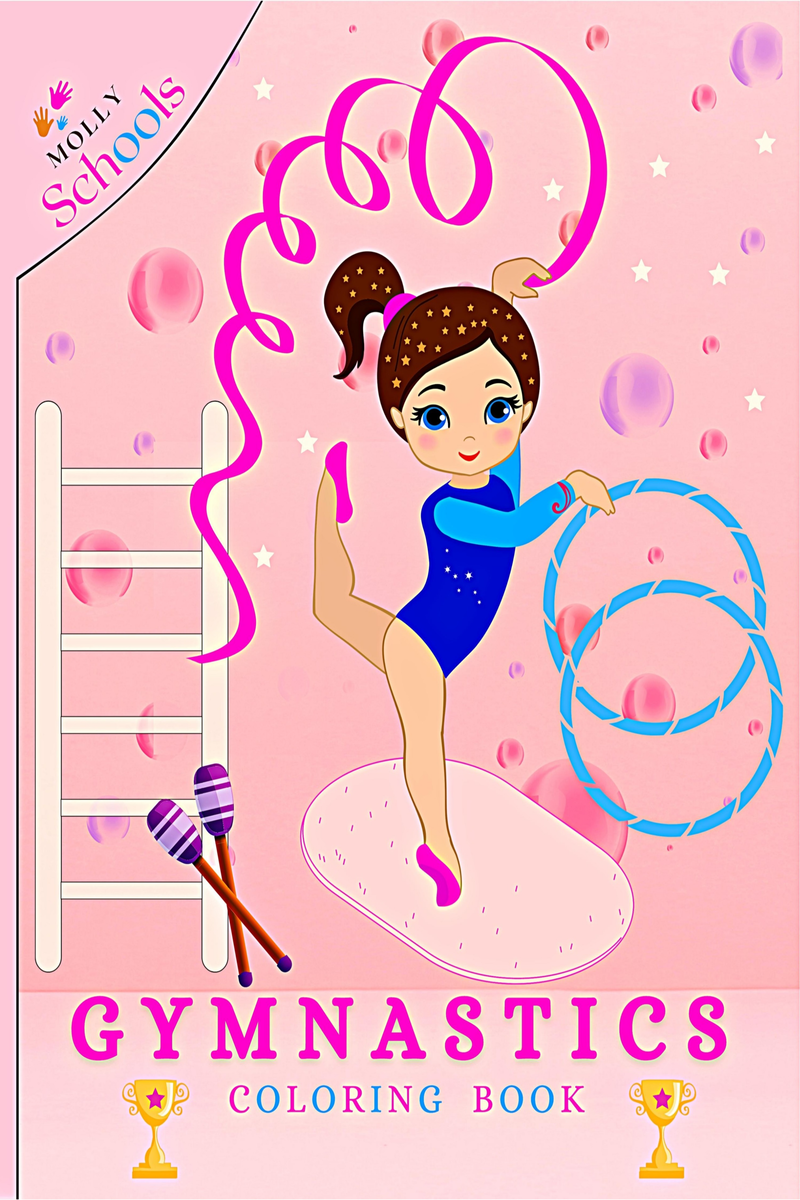 Gymnastics Coloring Book