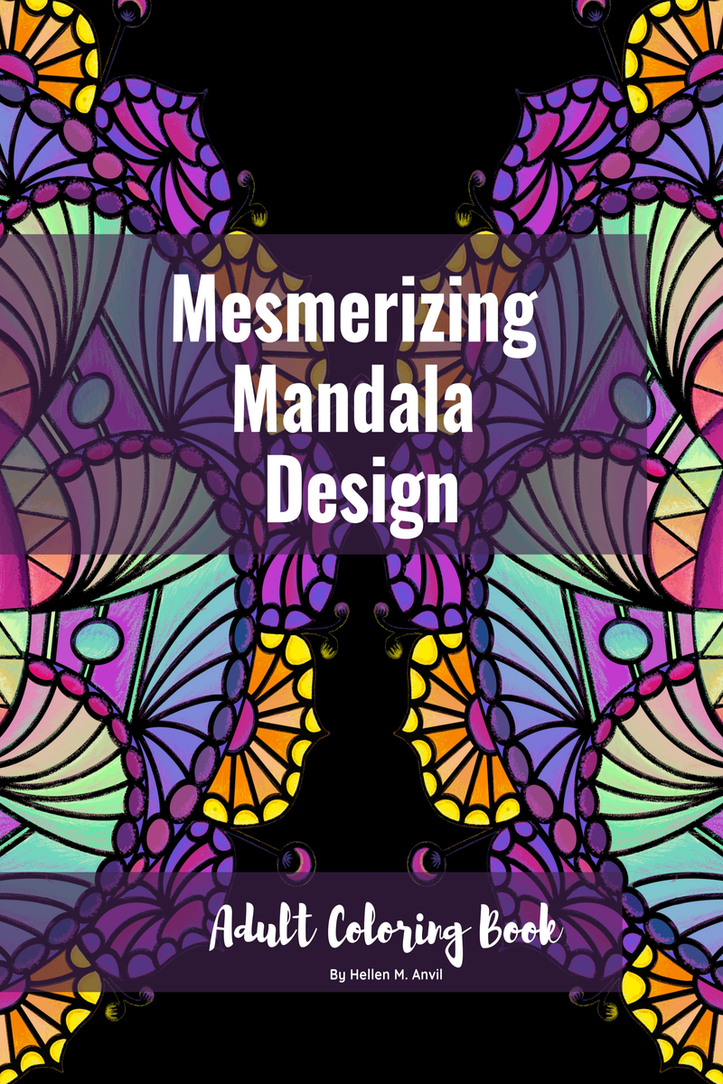 simple mandala art adult coloring book for relaxation and mental