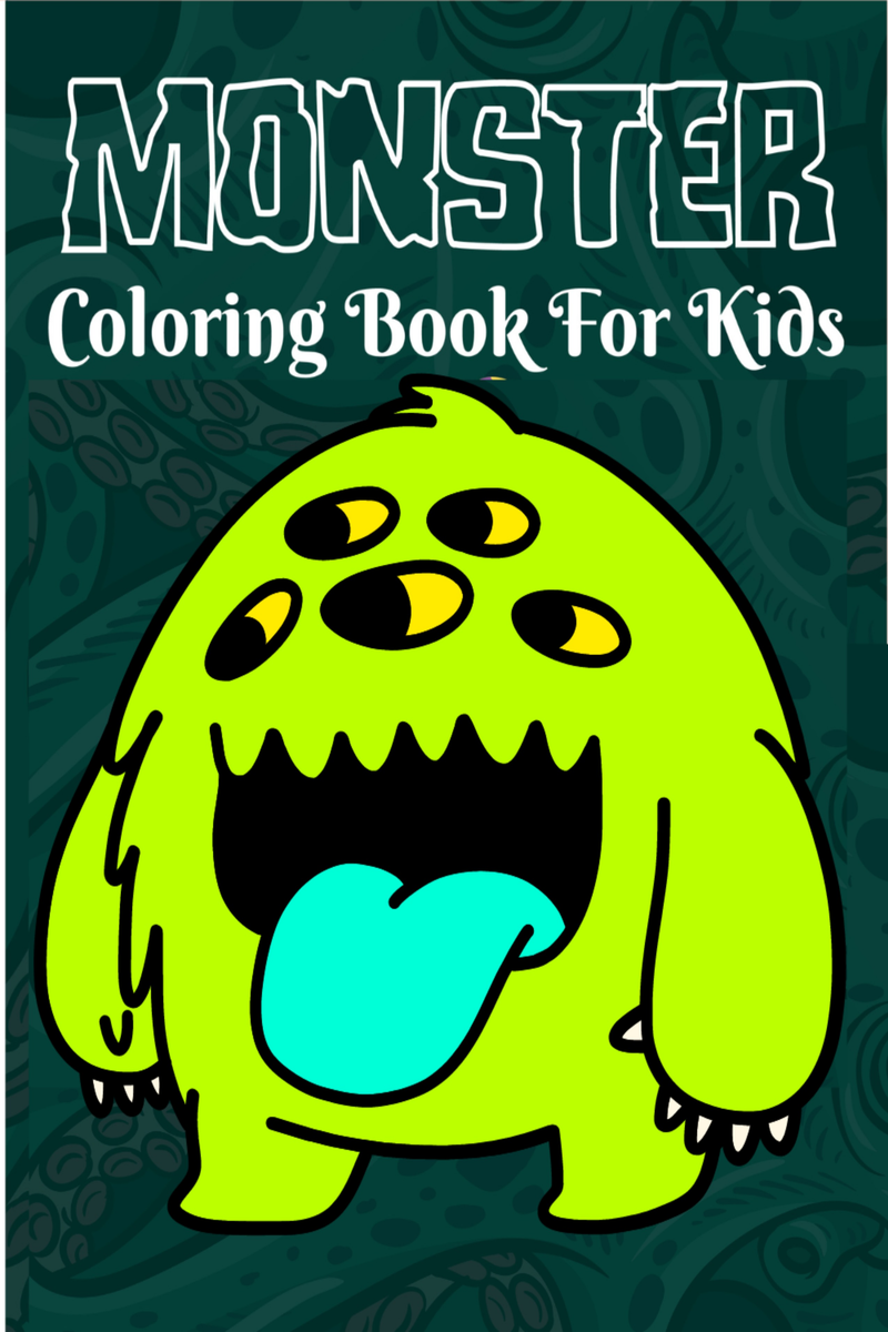 Monster Coloring Book For Kids