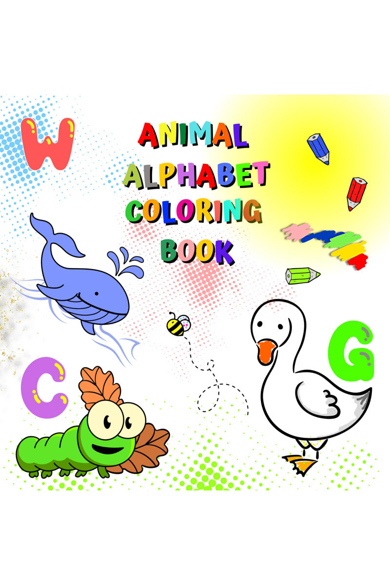 ANIMAL ALPHABET COLORING BOOK