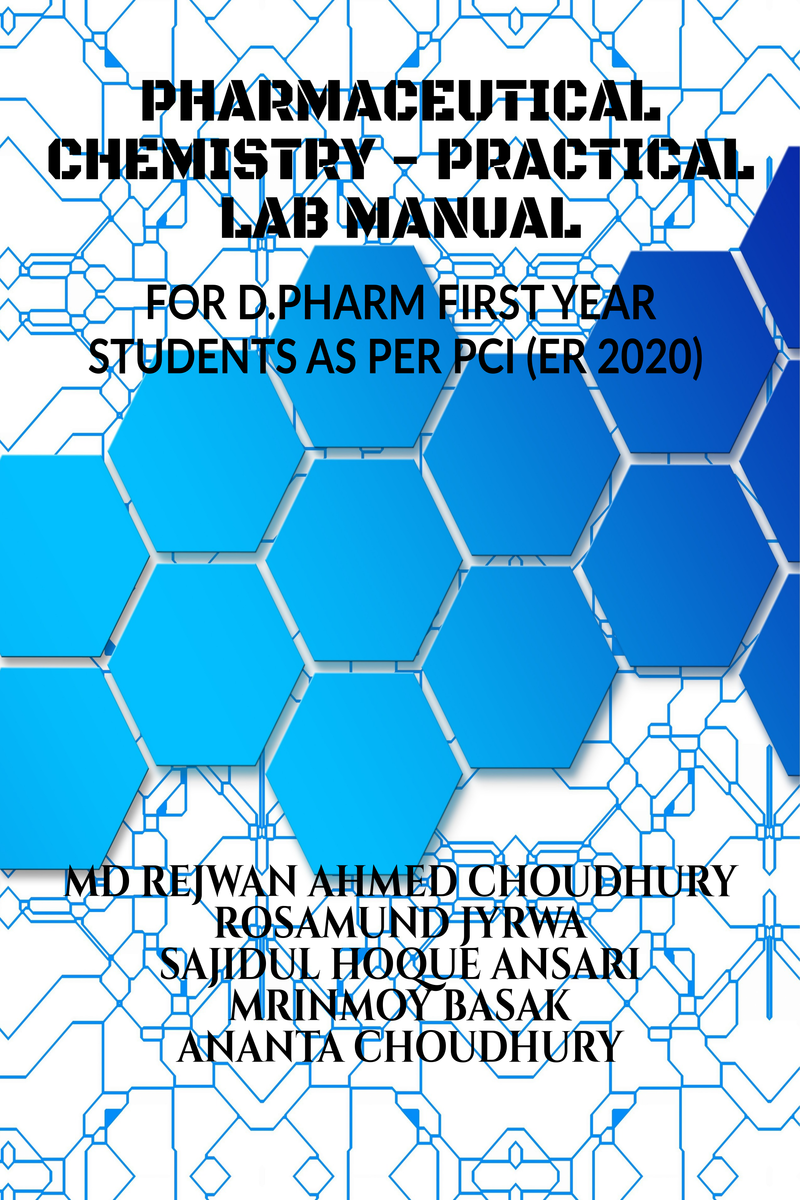 pharmaceutical chemistry d pharm 1st year lab manual