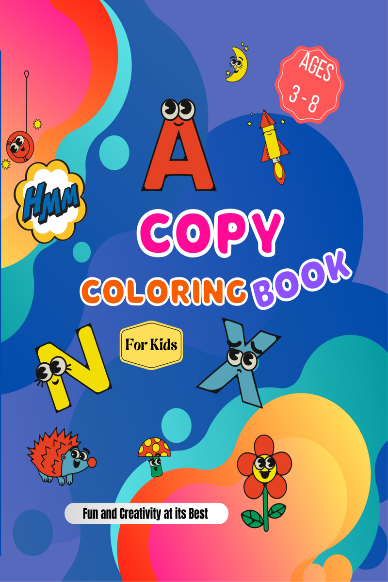 Copy Coloring Book For Kids