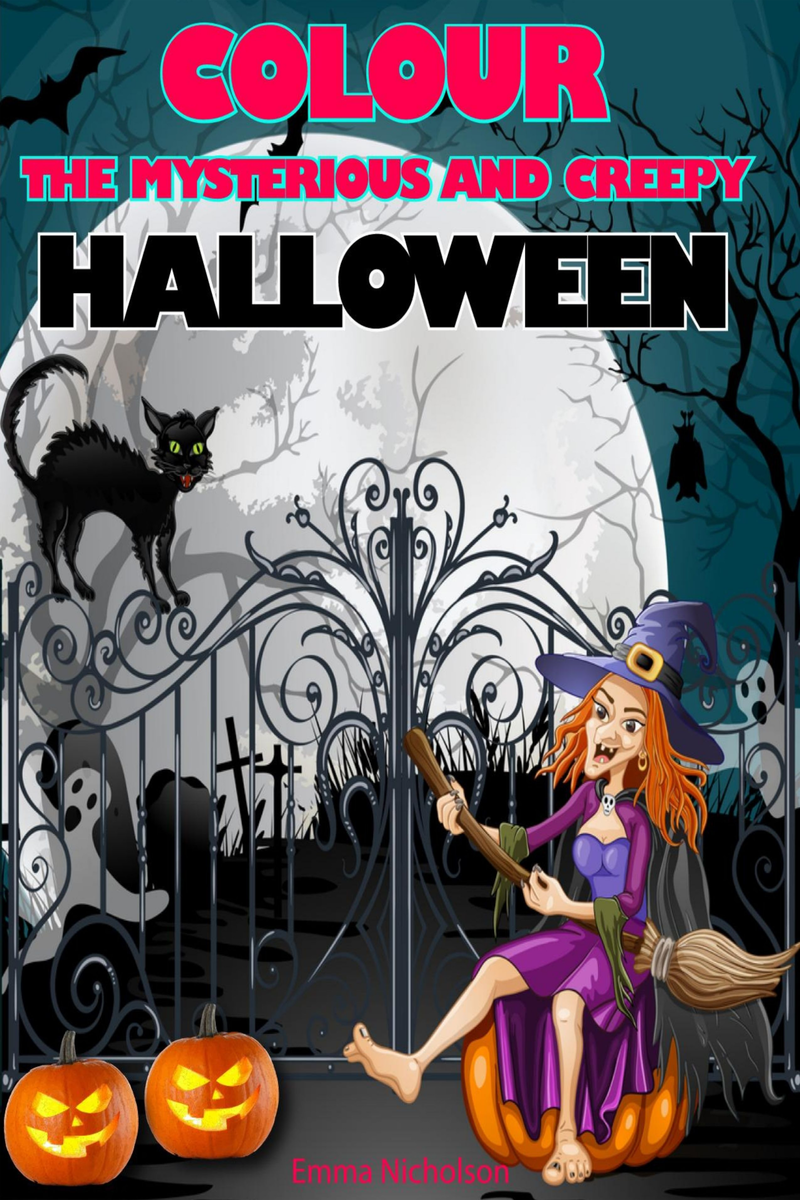 Adorably Scary Halloween Coloring Book For Kids: A Large Coloring Book with  Cute Halloween Characters (Trick-Or-Treat #11)