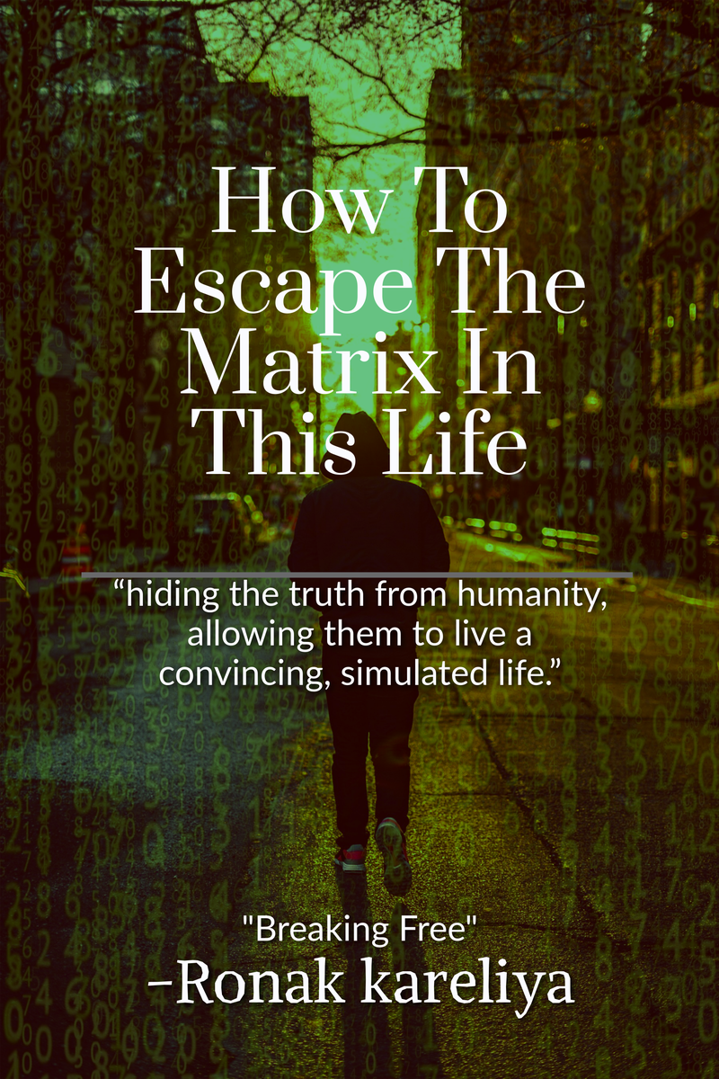 (pdf) Escape The Matrix : Free Book