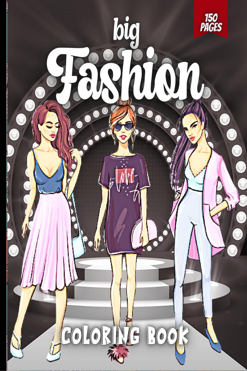 Fashion Coloring Book (Paperback)