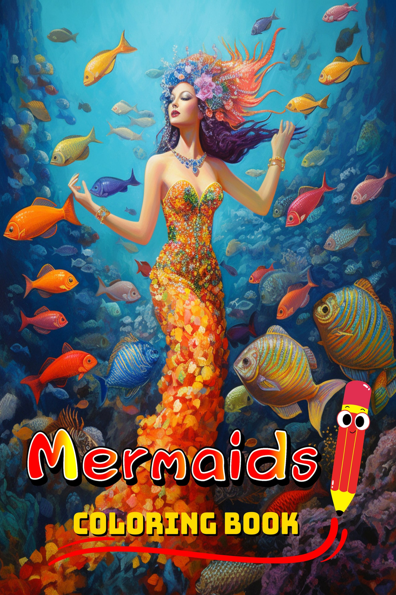 Mermaid Coloring Book