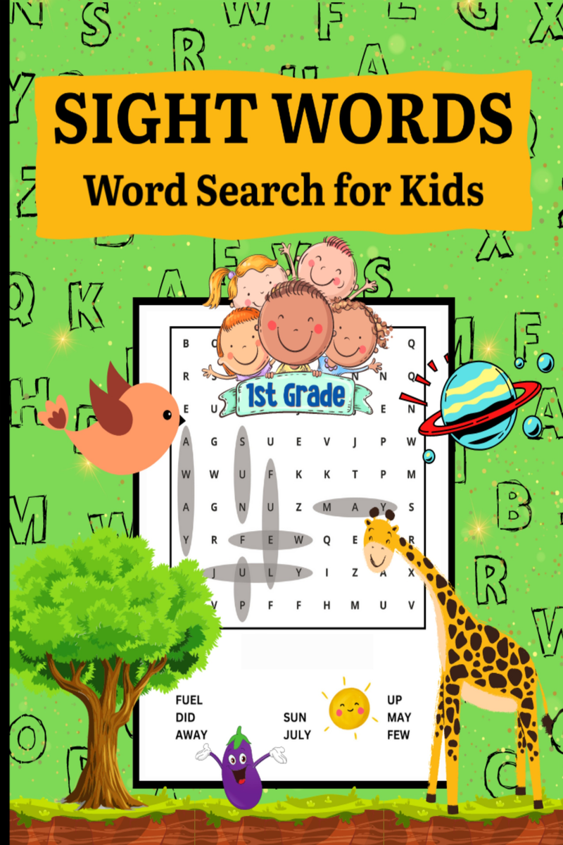 Sight Words Word Search First Grade