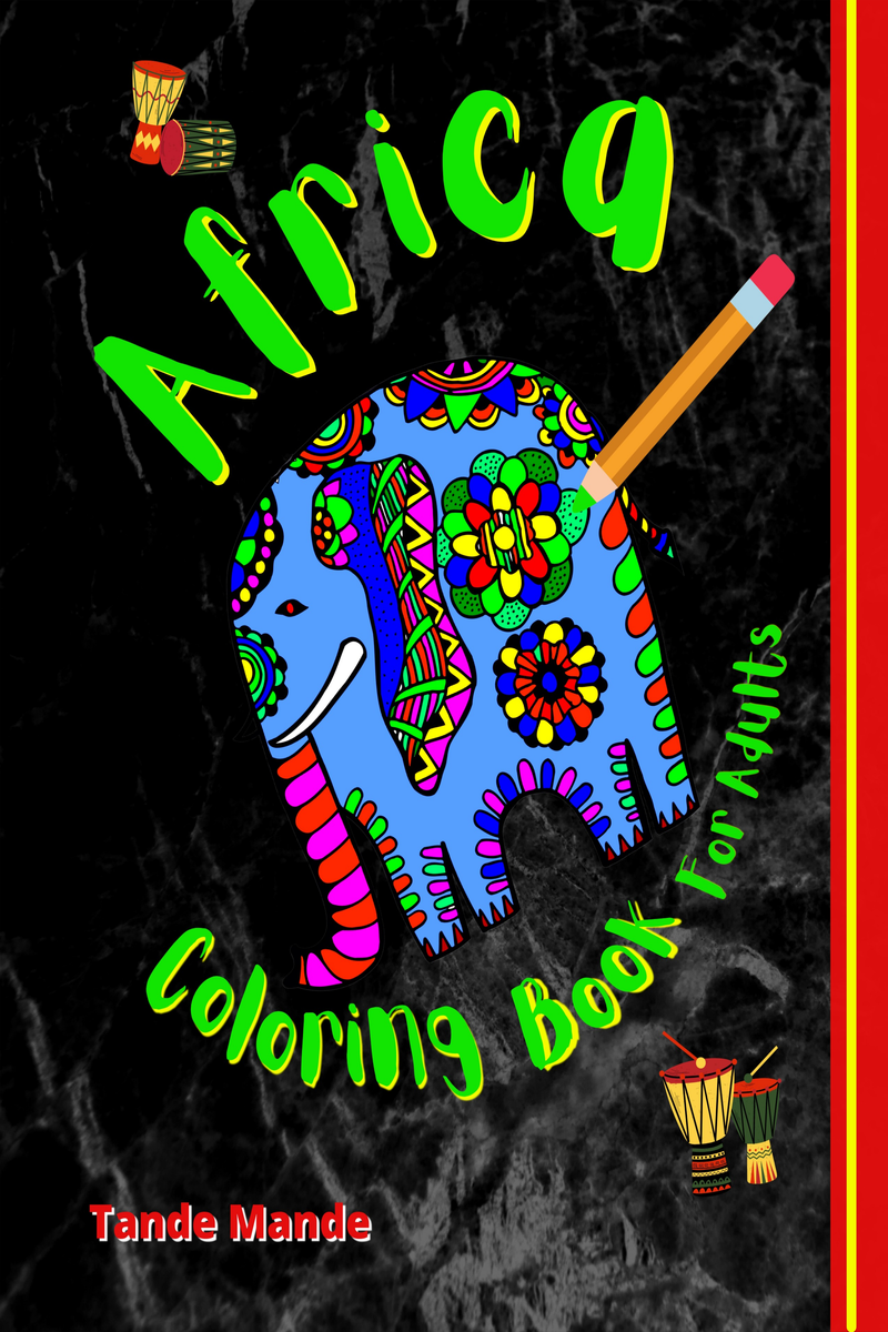 Africa Coloring Book for Adults