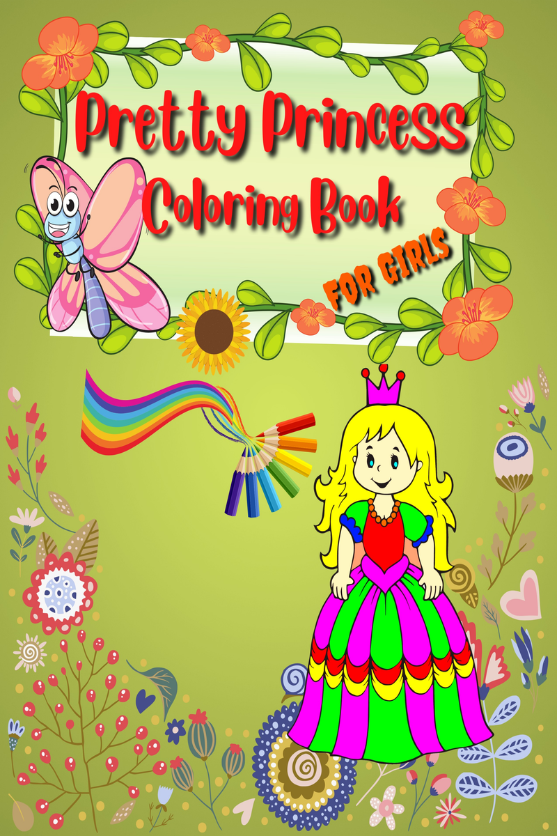 Pretty Princess Coloring Book