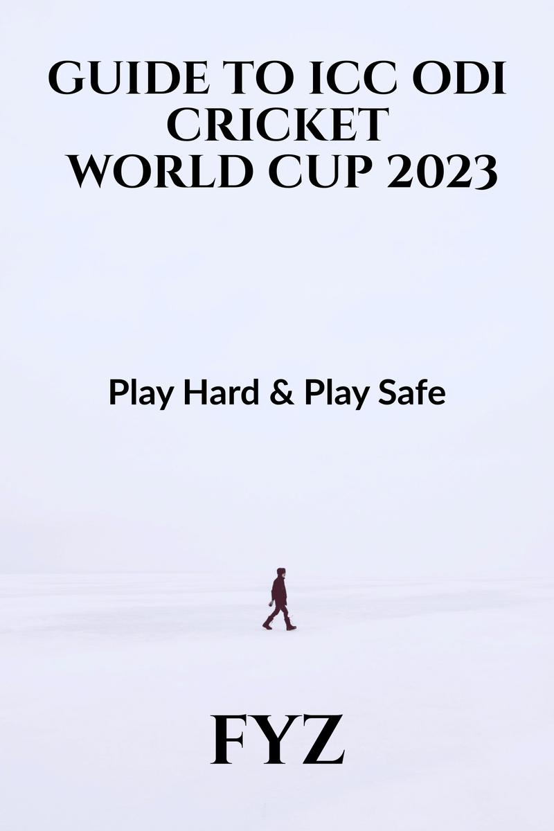 GUIDE TO ICC ODI WORLD CUP 2023