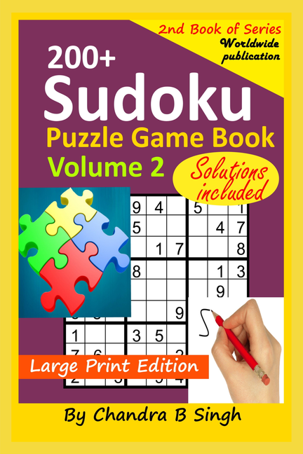 Sudoku Puzzle Game Book Volume 2