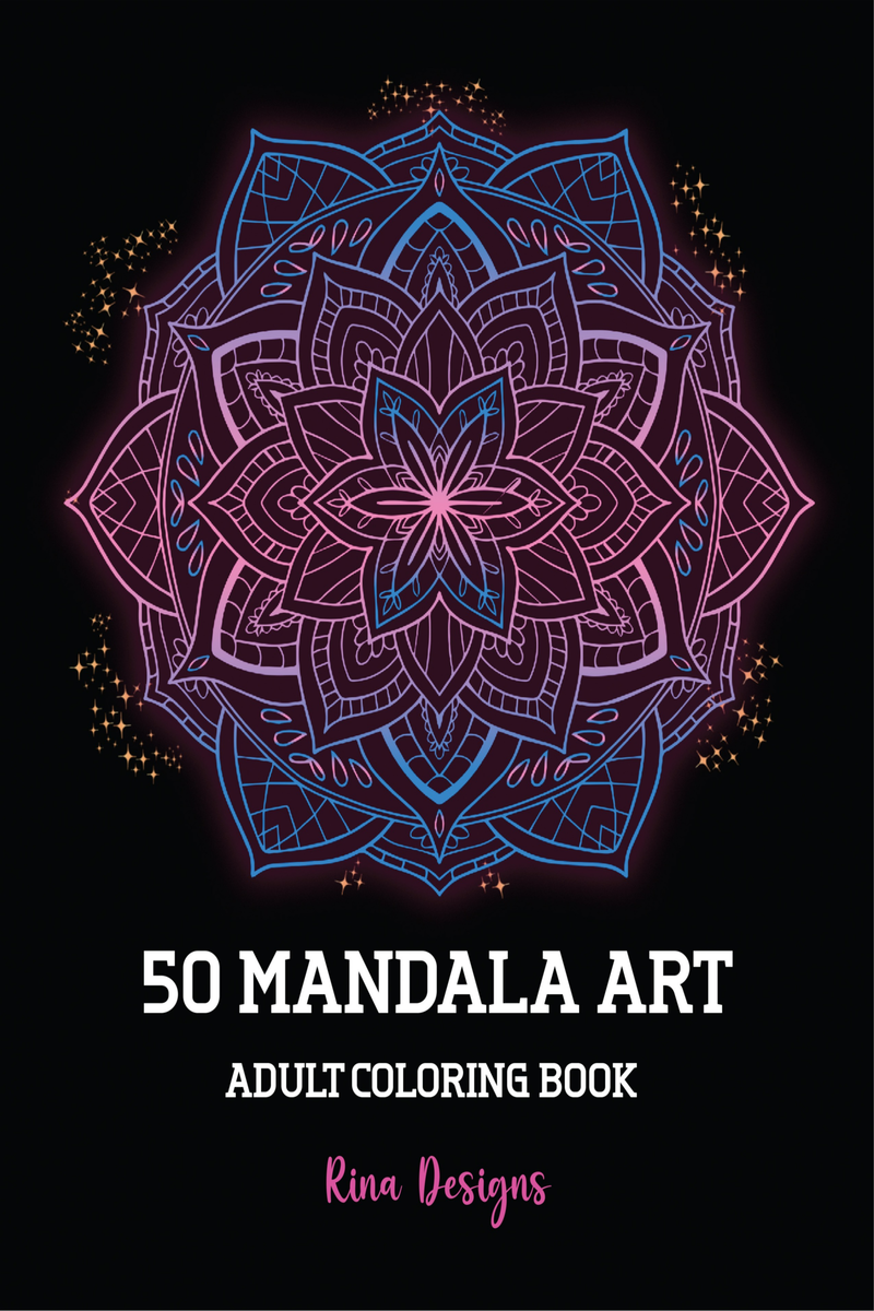 Floral Mandala Adult Coloring Book for Stress Relief Intricate Designs: 50  Stress Management Mandalas with a Floral Design for Adult Coloring