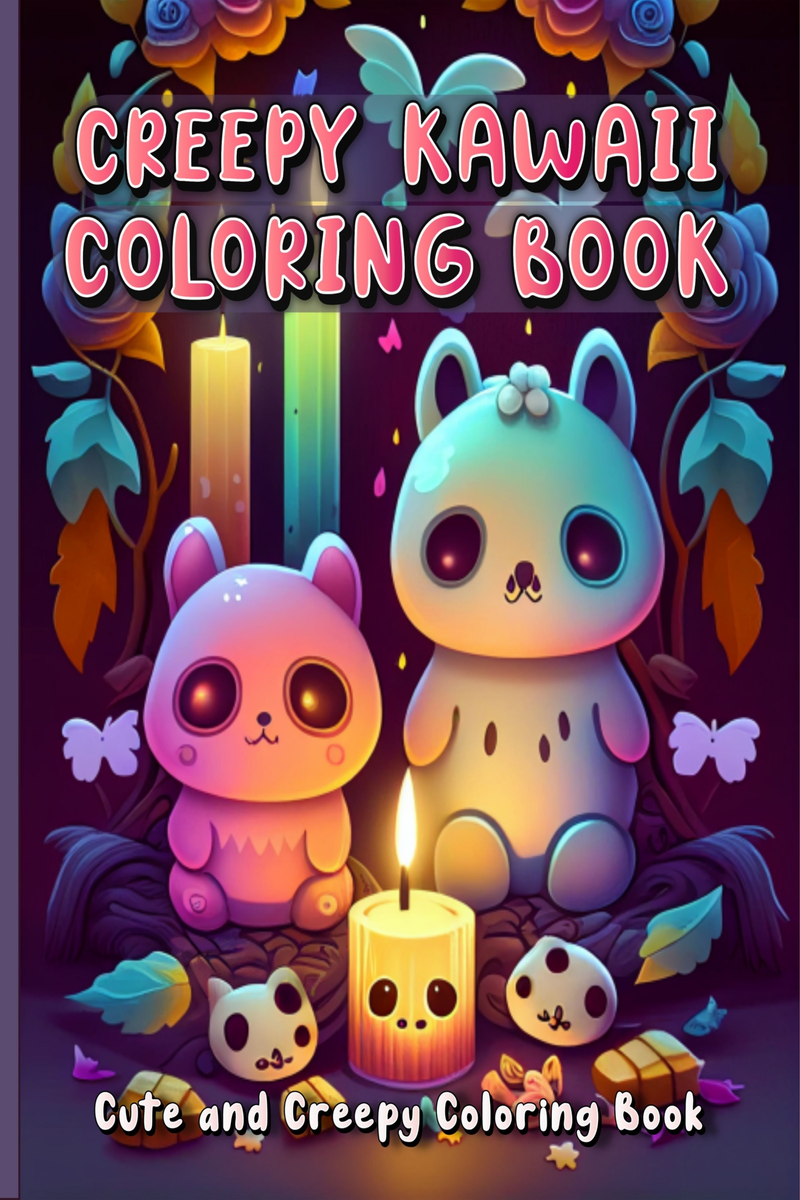 Creepy Kawaii Coloring Book