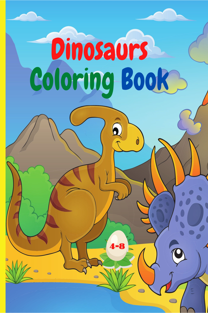 Dinosaurs coloring book