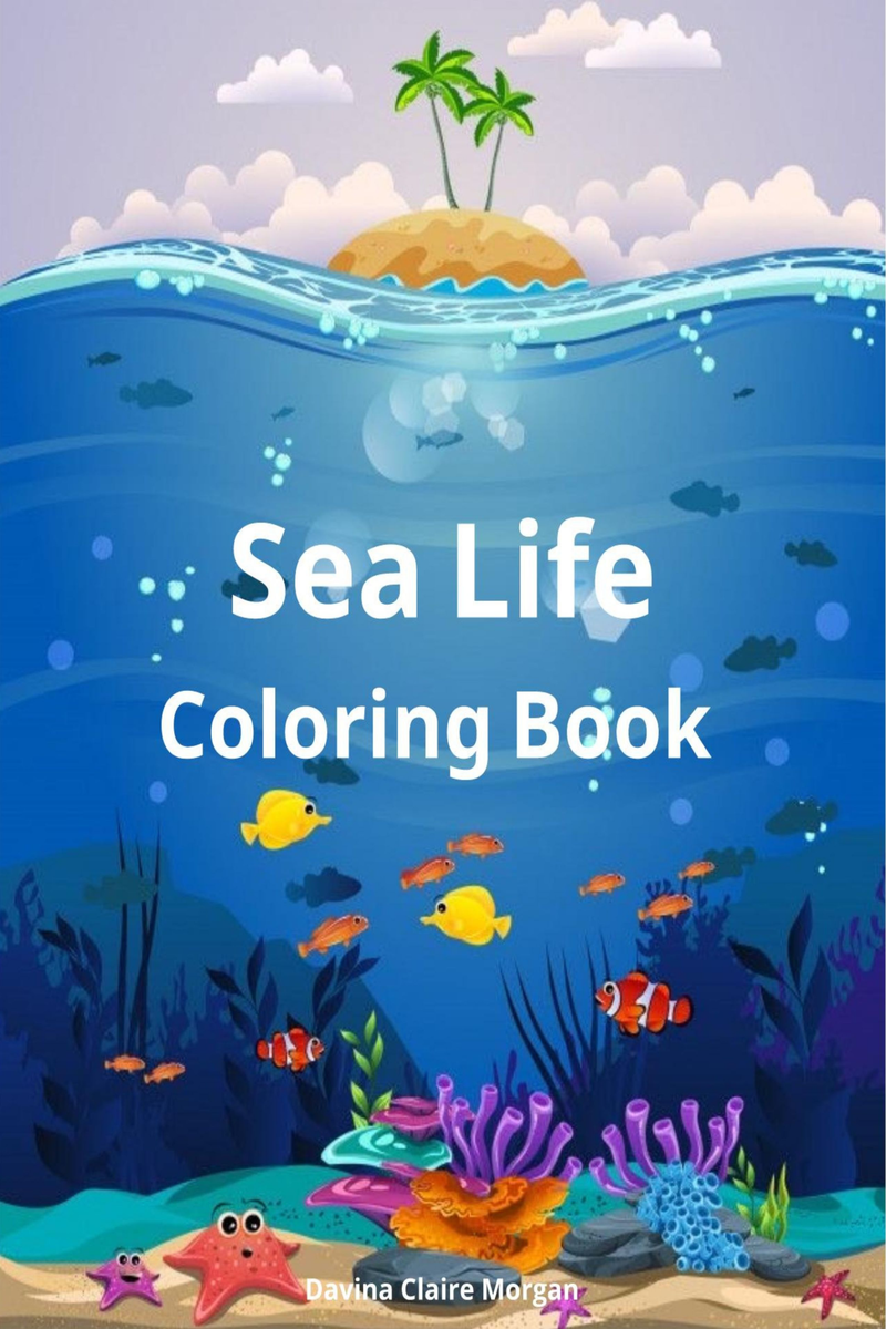 Sea Life Coloring Book