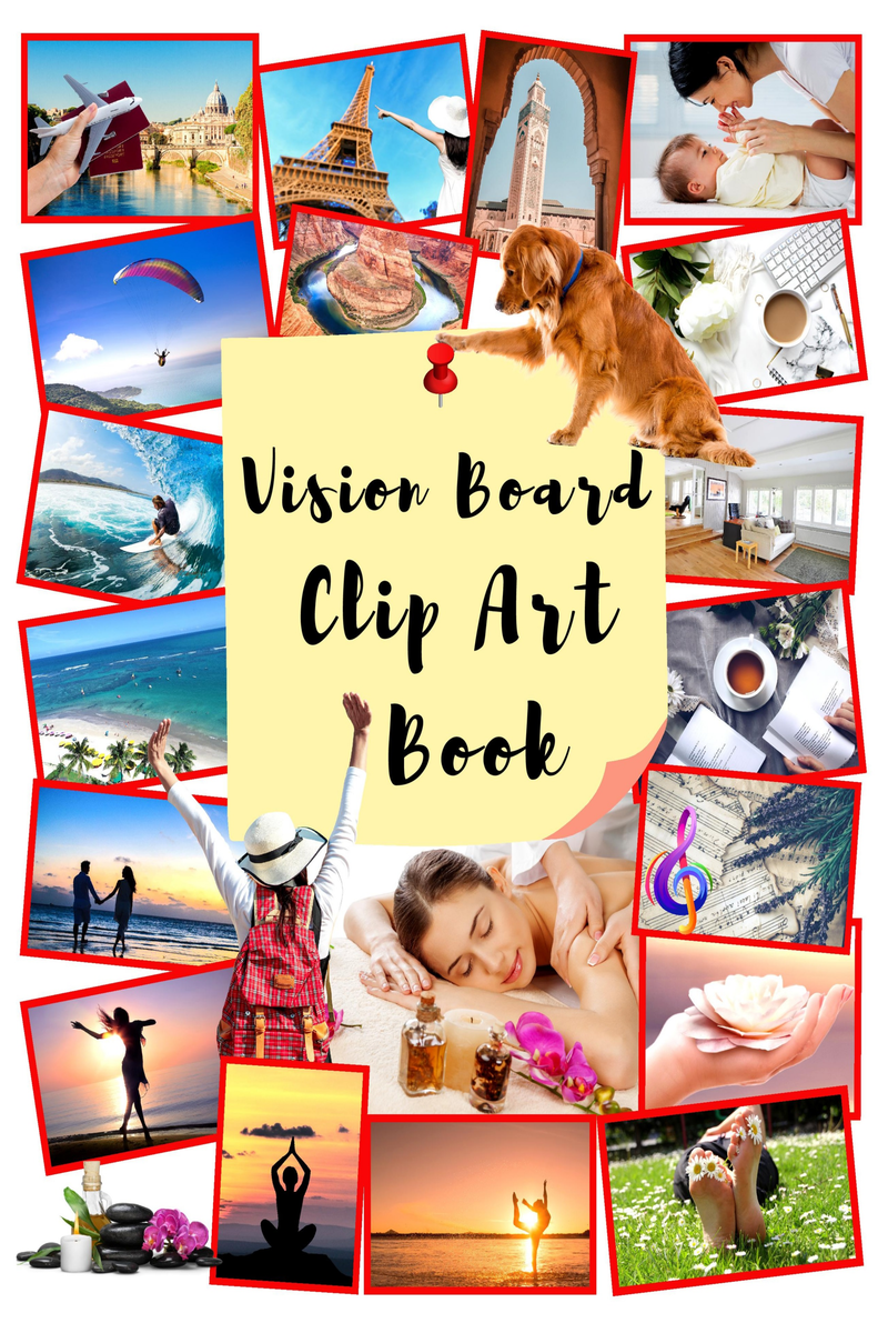 2020 Vision Board Clip Art Book [Book]