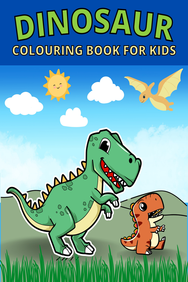 Dinosaur Colouring Book For Kids