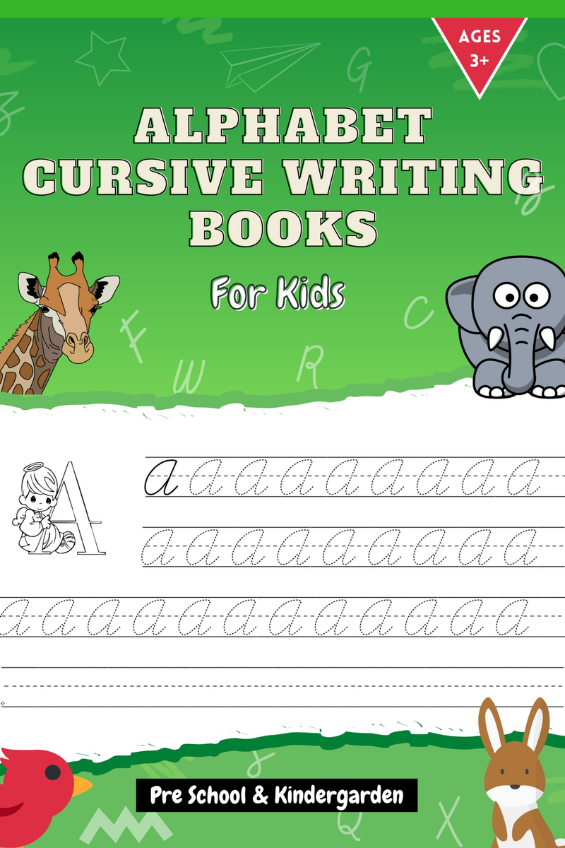 Alphabet Cursive Writing Books For Kids
