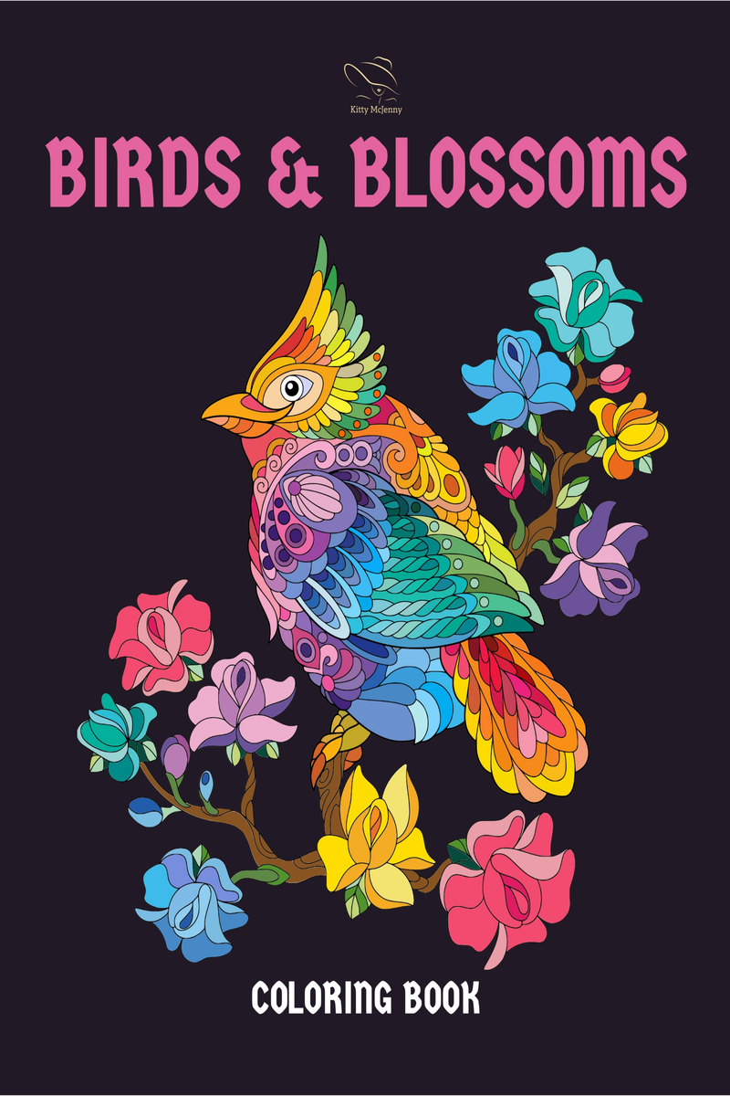 Birds and Blossoms Coloring Book