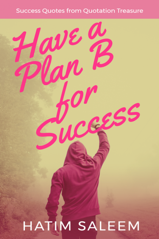 Have A Plan B For Success