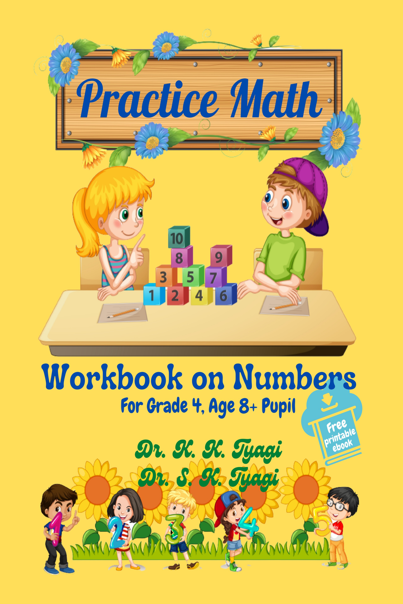 Practice Math Workbook on Numbers