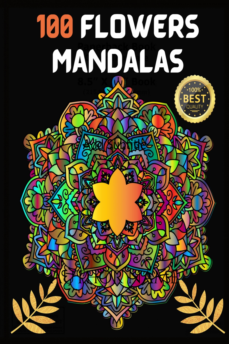 100 Flowers Mandalas