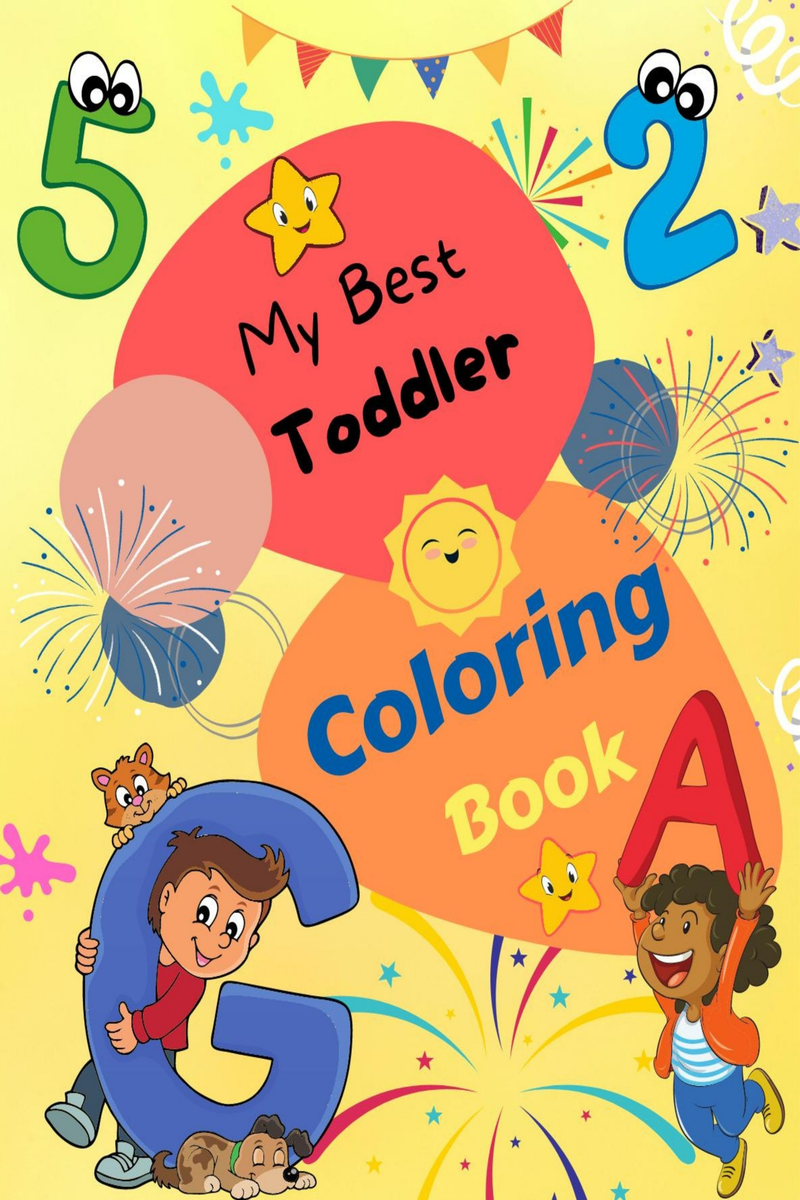 My Best Toddler Coloring Book