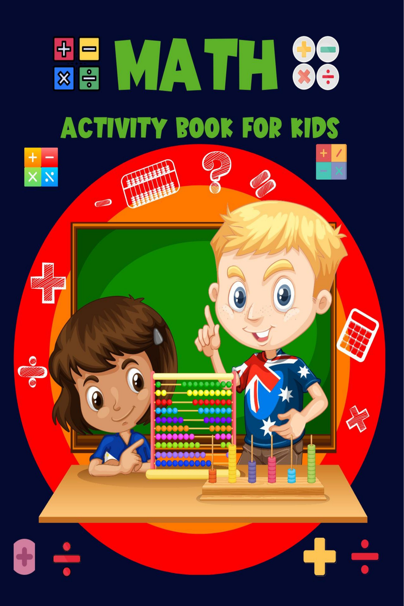 Math Activity Book For Kids