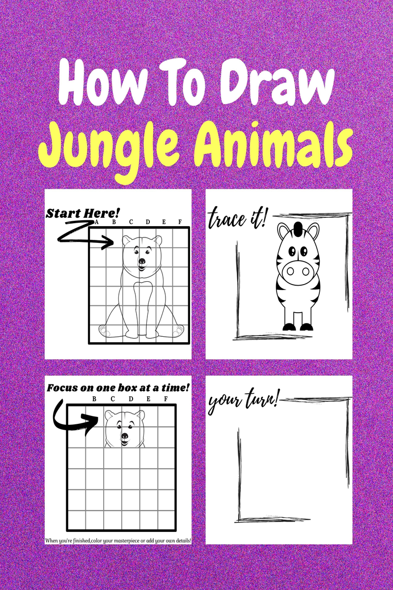 Jungle Jamboree: Cute Kids Room Wallpaper | Life n Colors