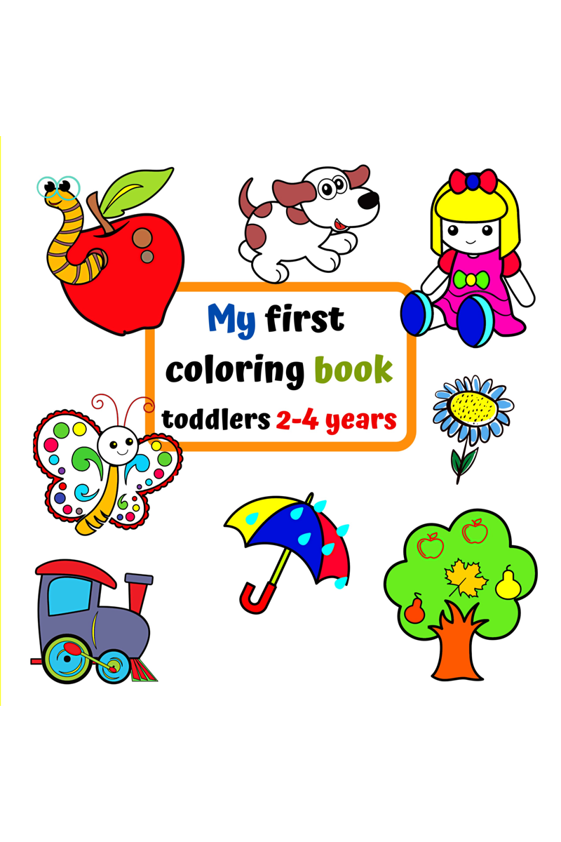 My first coloring book toddlers 24 years