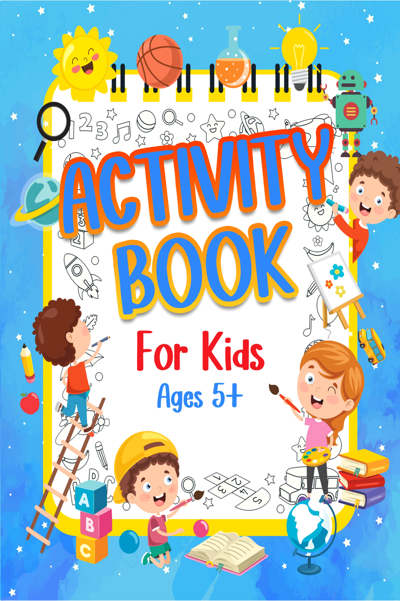 Activity Book for Kids Ages 6-8