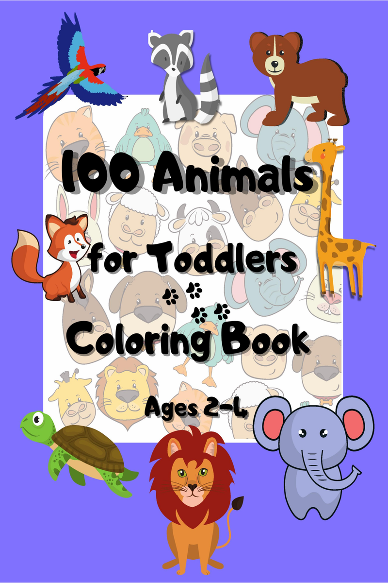 Animals Coloring Books For Kids Ages 2-4: A Coloring Pages with Funny and  Adorable Animals for Kids, Children, Boys, Girls (Paperback)