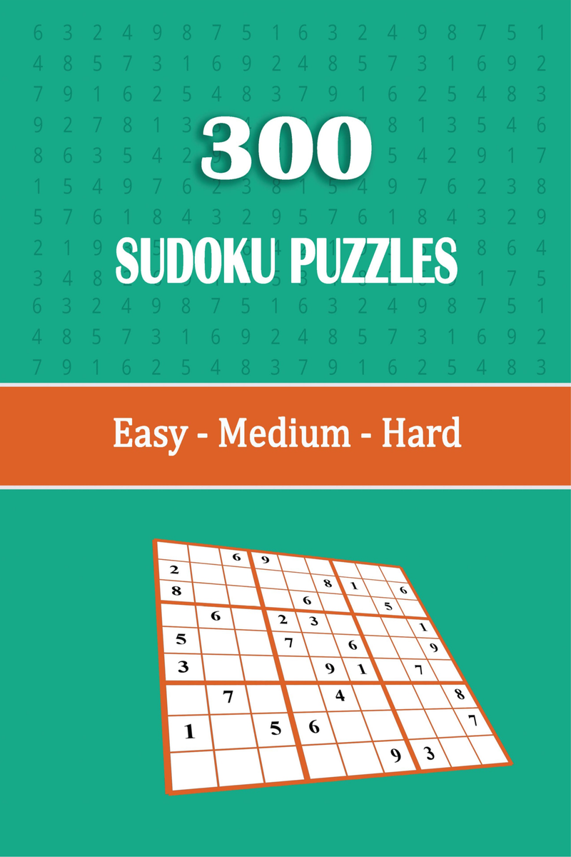 300 sudoku puzzles easy medium hard