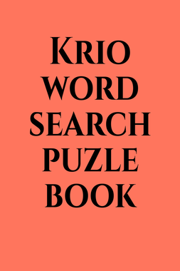 Krio word search puzle book