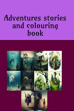 Adventures story and colouring book