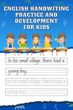 English Handwiting Practice and Development Book for Kids