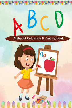 ABCD Alphabet Colouring & Tracing book