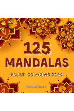 125 MANDALAS ADULT COLORING BOOK