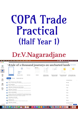 COPA Trade Practical (Half Year 1)