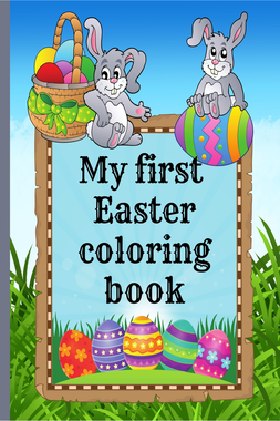 My first Easter coloring book