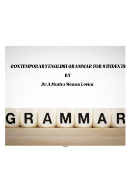 CONTEMPORARY ENGLISH GRAMMAR FOR STUDENTS