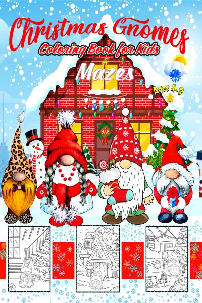 Winter Coloring Book for Kids: (Ages 4-8) With Unique Coloring