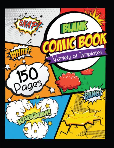 The Blank Comic Book Notebook Journal for Kids - Create Your Own Comic  Strip: Create Your Own Comics And Cartoons With This Blank Comic Book  Journal