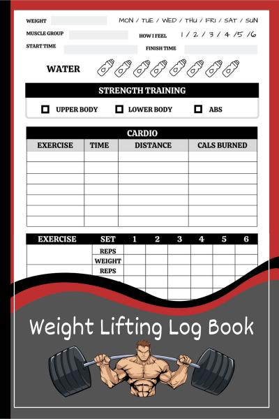 Workout Log Book: Weight Lifting Log Book Journal for Men and Women | Gym  Planner Journal Exercise Notebook & Fitness Logbook for Personal Training 