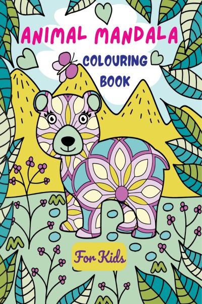 Animals Mandala Coloring Book : Stress Relieving Coloring Pages