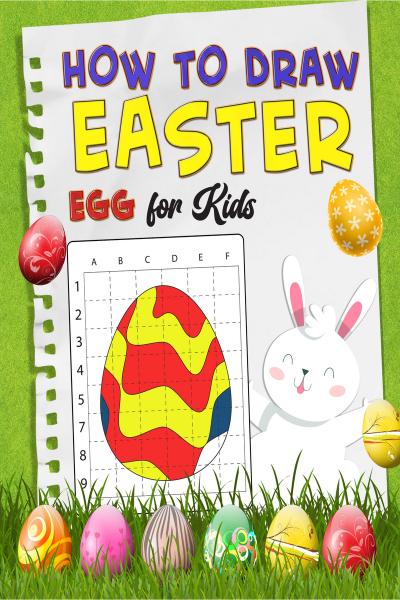 How To Draw Easter Book For Kids: A Fun Step-By-Step Drawing For