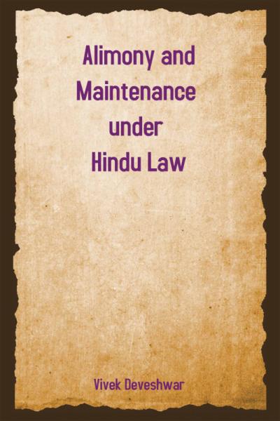 Alimony And Maintenance Under Hindu Law